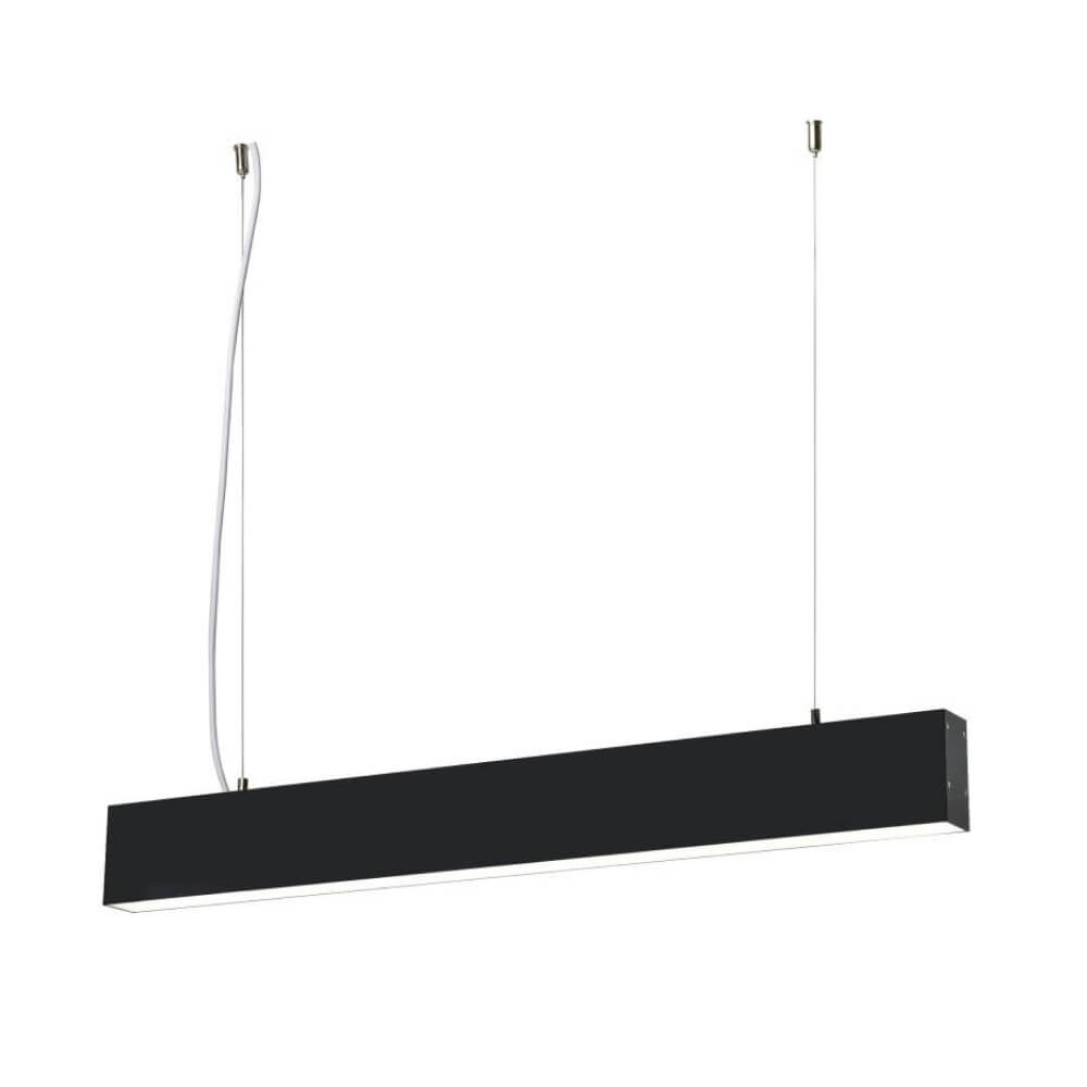 Suspended LED Pendant Light Up/Down HG-L242UD by Halcon with 70:30 direct/indirect light split for commercial spaces